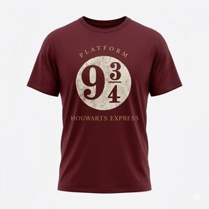 Platform 9 3/4 Hogwarts Express T-Shirt Size Large